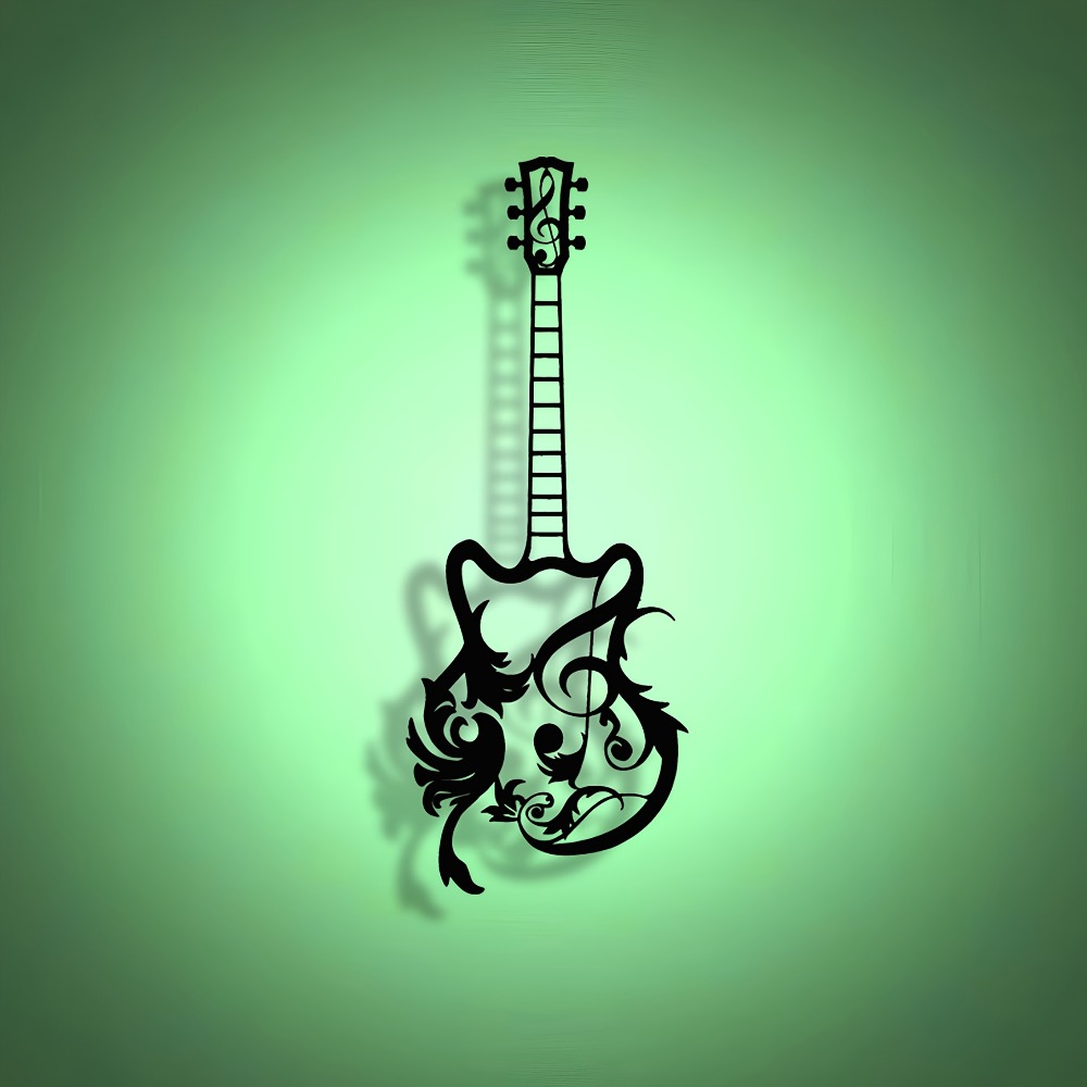 Art Craft Bar - CIFbuy Wandkunst aus geschmiedetem Metall, Gitarre,