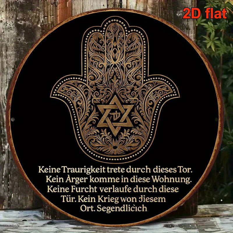 Art & Craft Paper Origami - CIFBUY Vintage Aluminium-Wandkunst, wasserdicht, langlebig, für