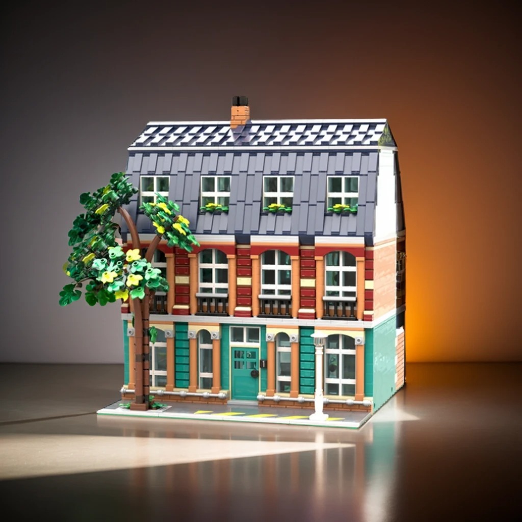 Art Craft Ideas For School - 3332-teiliges MOC Modulares Schulmodell Baustein-Set, Kreatives