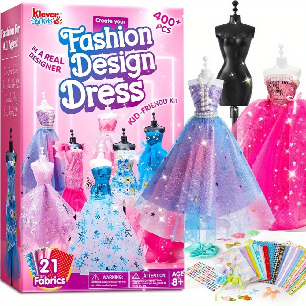 Art Craft Kits For Kids - JOYFY 400+PCS Modedesign-Bastelarbeiten für Kinder, Kunst-