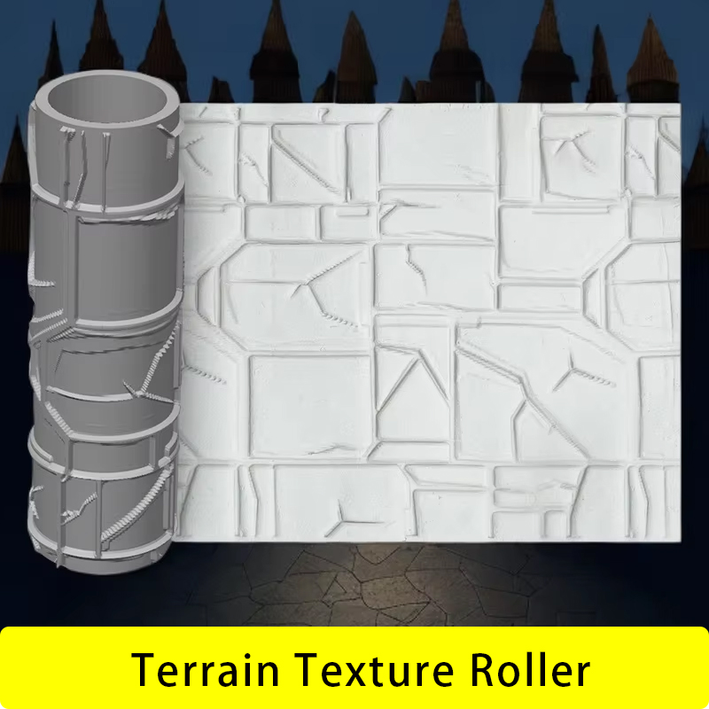 Art Craft Building - DIY DND Textur Roller Modellbau Werkzeuge