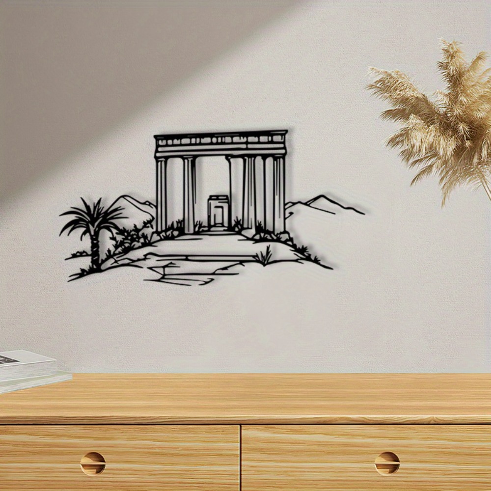 Art & Craft Photos - CIFBUY Eisen-Wandkunst, religiöses Wandbild, Metallskulptur, pulverbeschichtete