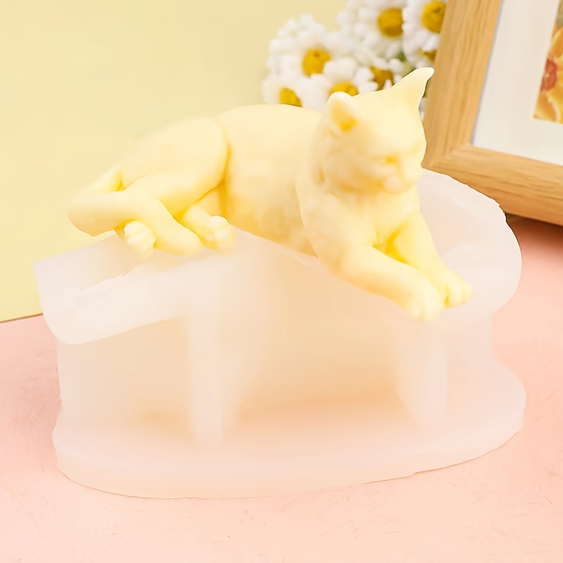 Art Craft Cat - Kreative Silikon-Katzenform, 1 Stück DIY Handgemachte