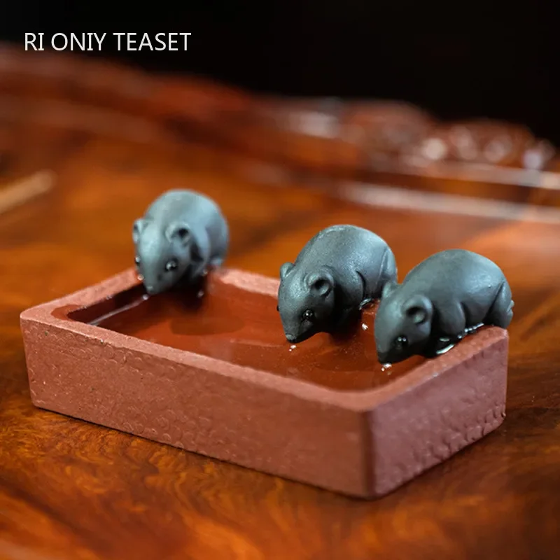 Art Craft Clay - Chinesische Yixing Lila Ton Tee Haustier