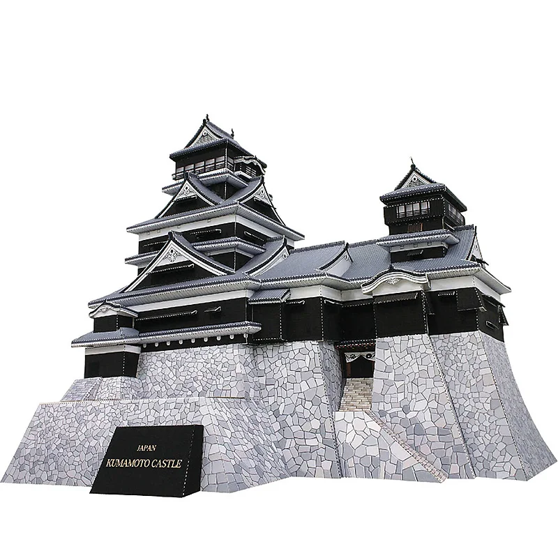 Art Craft Building - Japan Kumamoto Schloss Mini 3D Papier
