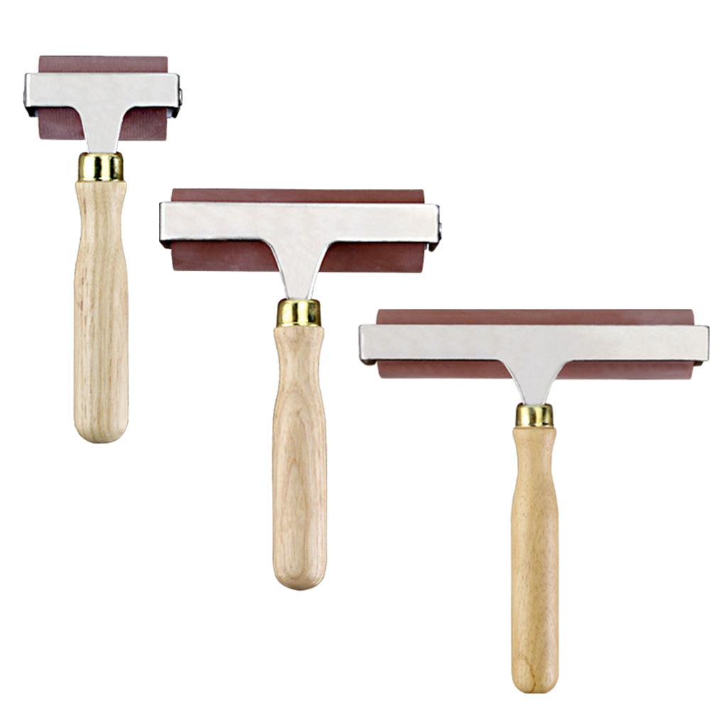 Wallpaper Art And Craft - Schwere Weich Gummi Brayer Roller, Tinte