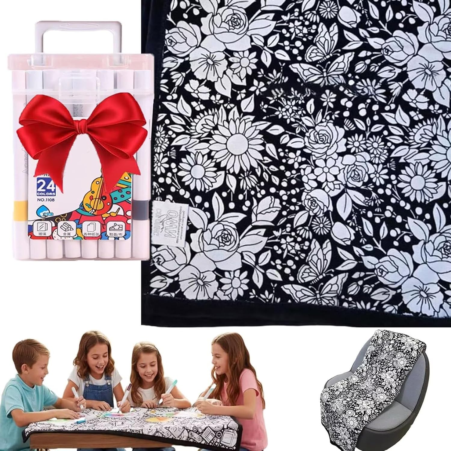 Art Craft Holiday - Malen Sie Ihre eigene Decke: Waschbare,