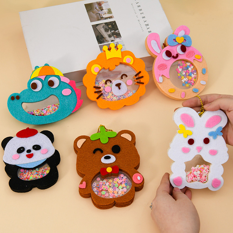 Art Craft Kits For Kids - DIY Tier-Shake-Anhänger-Kunst-Bastelsets für Kinder, Jungen und