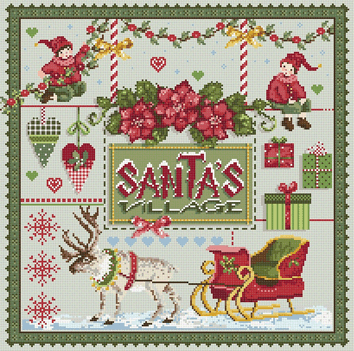 Embroidery Hoop Kit - XX 6126 Kreuz Stich Kit Stickerei