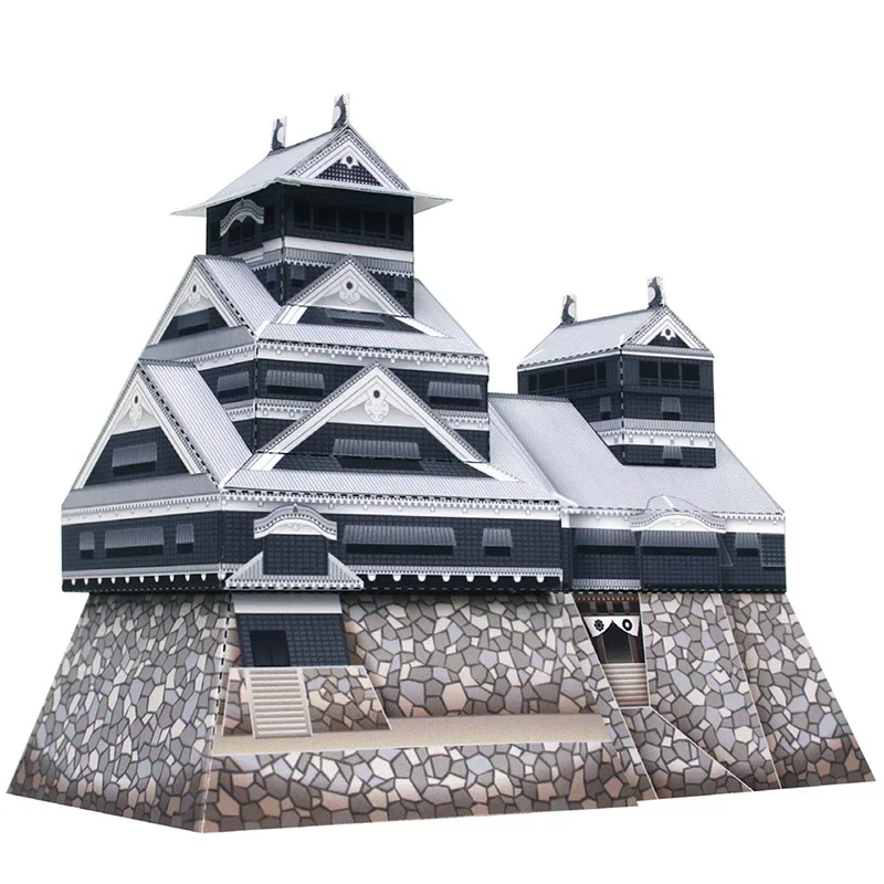 Art Craft Building - Japan Kumamoto Schloss Falten Mini 3D