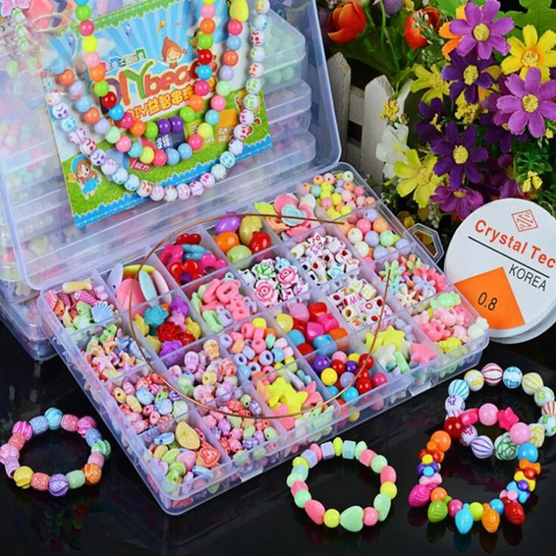 Art Craft Kits For Kids - Mädchen DIY Perlen Set Schmuck machen