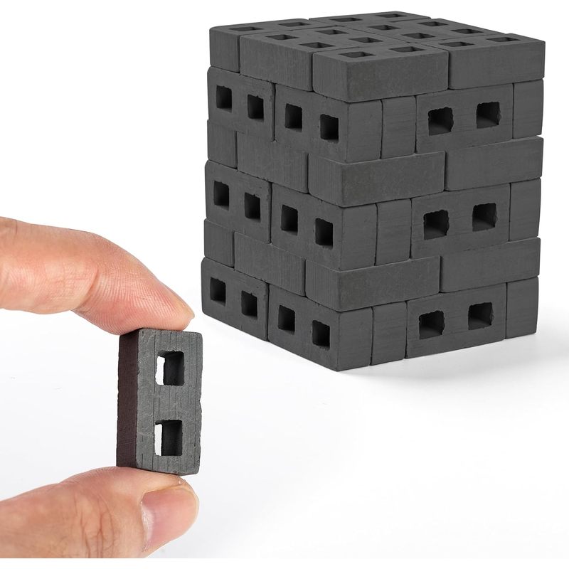 60 Stück graue Mini-Architektu – Art Craft Building Bewertung und Preis