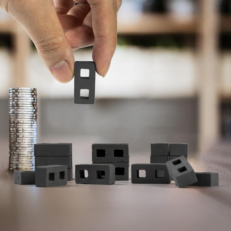 60 Stück graue Mini-Architektu – Art Craft Building Bewertung und Preis