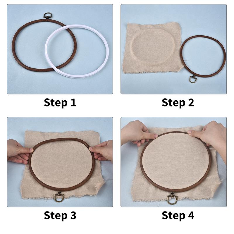 Runde Oval Holz Farbe Stickere – Embroidery Hoop Kit Bewertung und Preis
