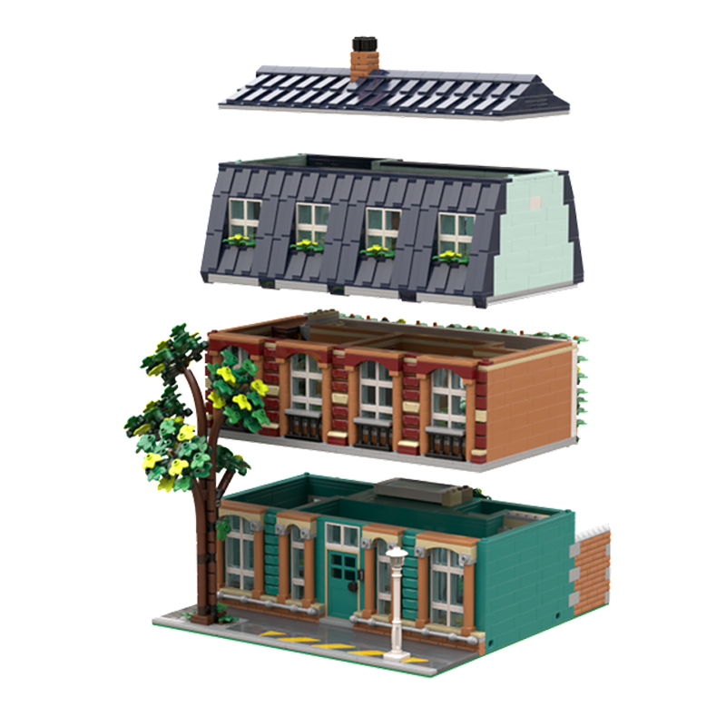 3332-teiliges MOC Modulares Sc – Art Craft Ideas For School Bewertung und Preis