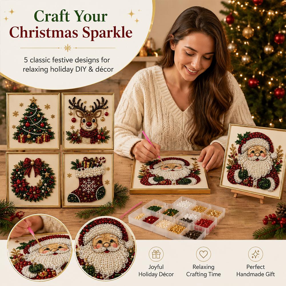 Weihnachtsmann Perlen-Kunst DI – Art Craft Kits For Kids Bewertung und Preis