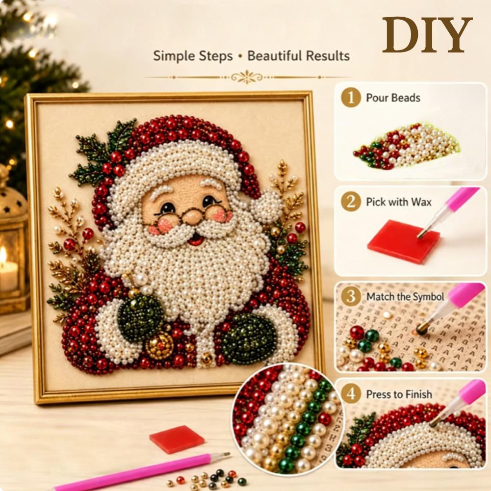 Weihnachtsmann Perlen-Kunst DI – Art Craft Kits For Kids Bewertung und Preis