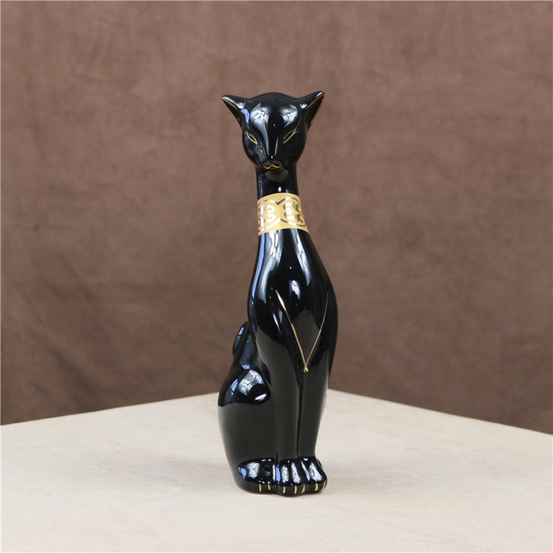 Abstrakte Porzellangöttin Bast – Art Craft Cat Bewertung und Preis