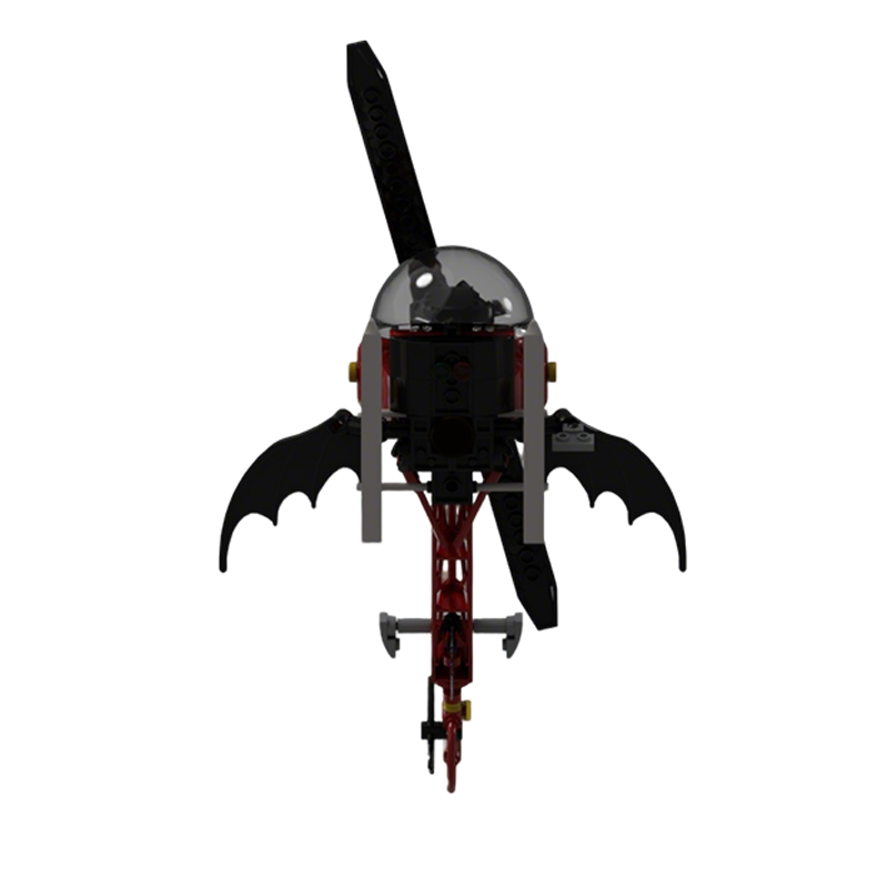 258-teiliges MOC 66 Batcopter  – Art Craft Building Bewertung und Preis