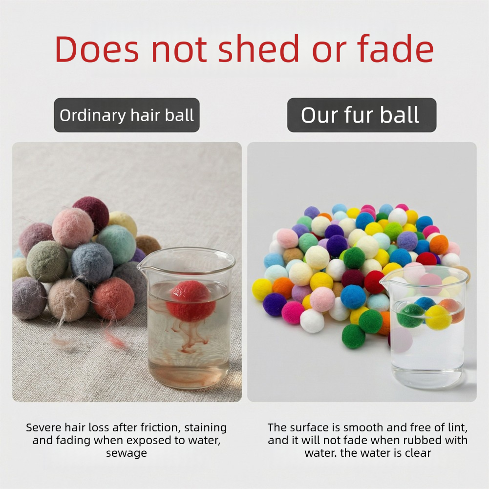 Mehrfarbige Bastel-Pompom-Bäll – Art Craft Cat Bewertung und Preis