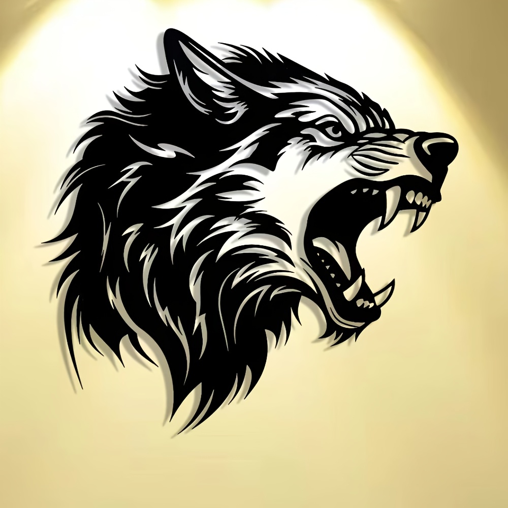 CIFBUY Wolfskopf-Wandkunst aus – Art Craft Bar Bewertung und Preis