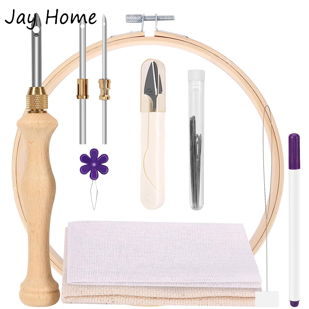 Stanznadel-Starter-Set mit Sti – Embroidery Hoop Kit Bewertung und Preis