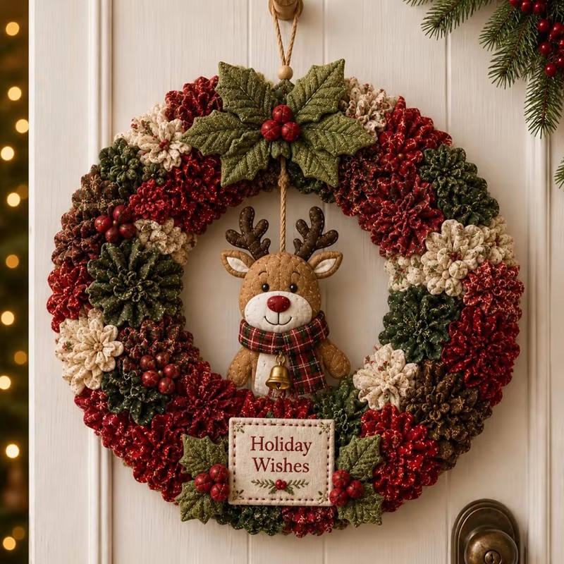 3D Weihnachts-Stoff-Poke-Art-S – Art Craft Holiday Bewertung und Preis