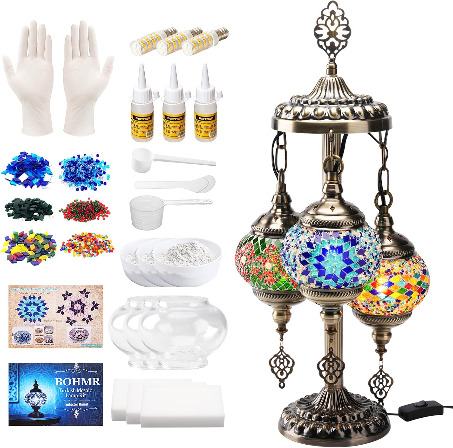 DIY 3-Kugel Türkisches Mosaik- – Art Craft And Bewertung und Preis