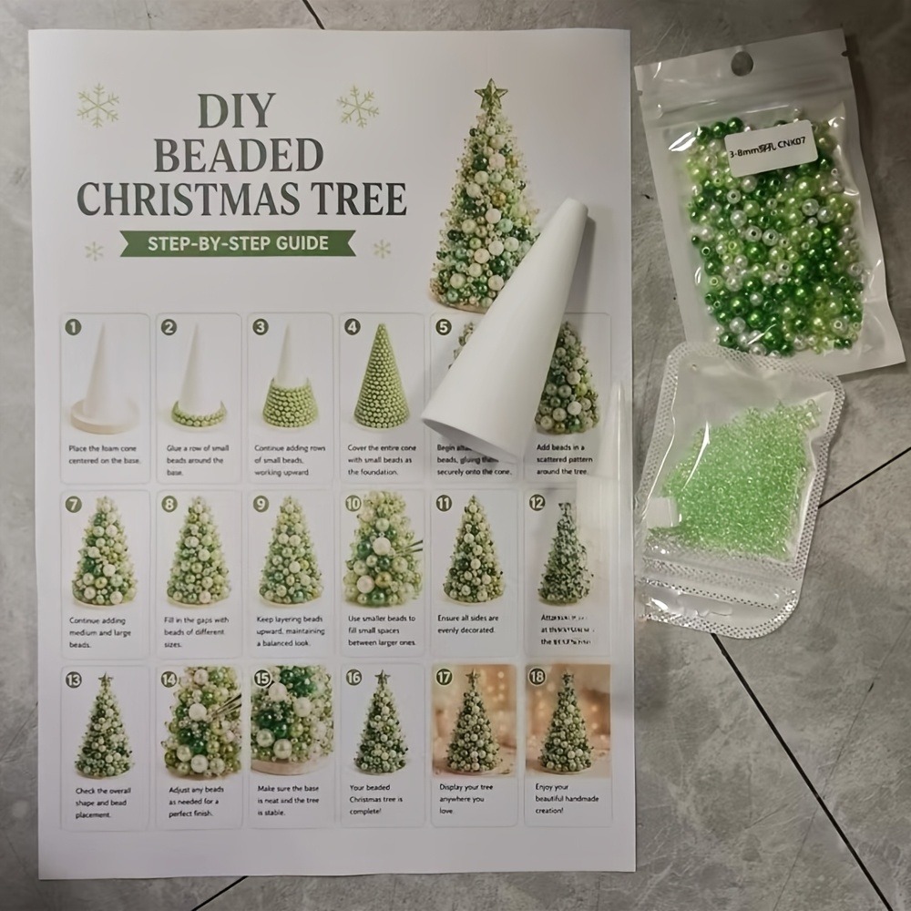 DIY Perlen-Weihnachtsbaum-Set, – Art Craft Kits For Kids Bewertung und Preis