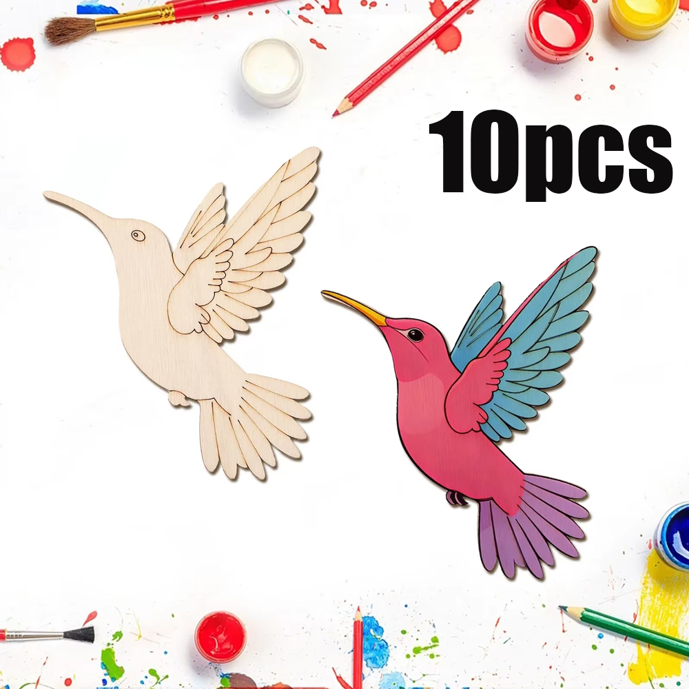10 Stück Unfertige Holz-Tierfi – Art Craft And Bewertung und Preis