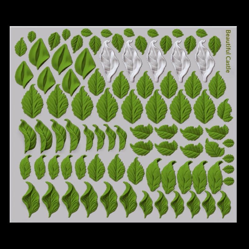 Miniatur-Blatt-Silikonform 3D- – Art Craft Clay Bewertung und Preis