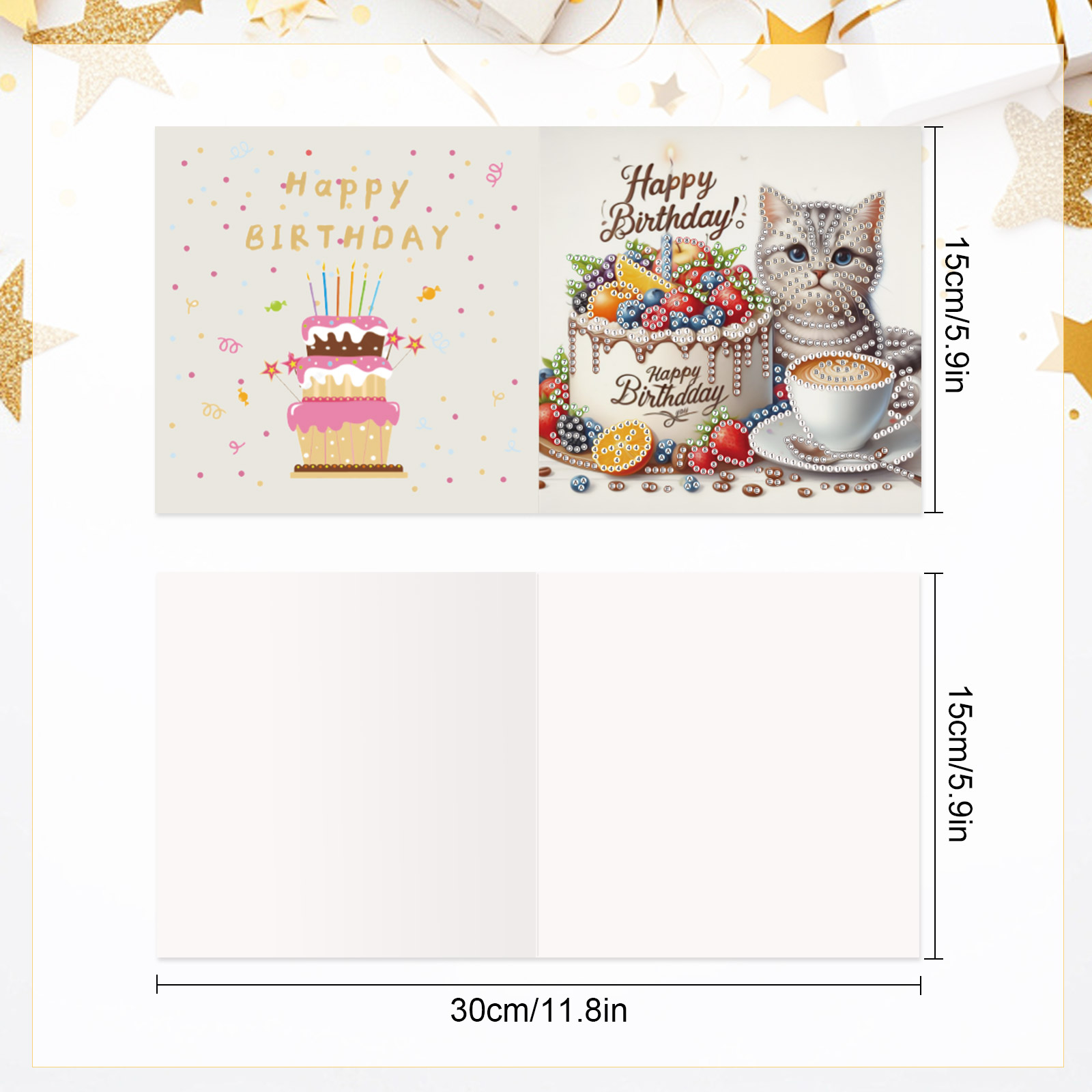 6-teiliges Grußkarten-Set für  – Art Craft Cat Bewertung und Preis