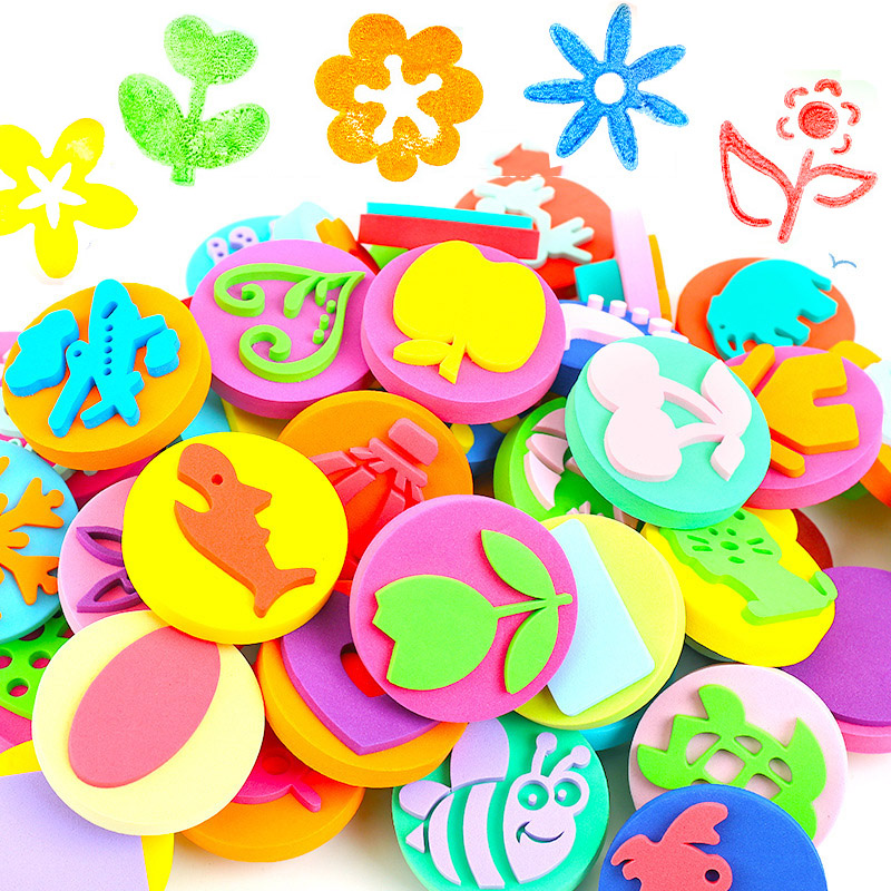 6 Teile/beutel Schaum Stempel  – Art Craft 4 Years Old Bewertung und Preis