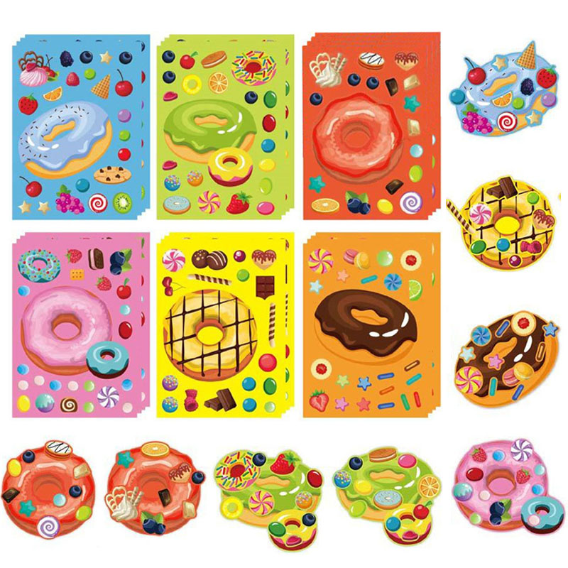 Machen Sie ein Gesicht. Donut- – Art Craft 4 Years Old Bewertung und Preis